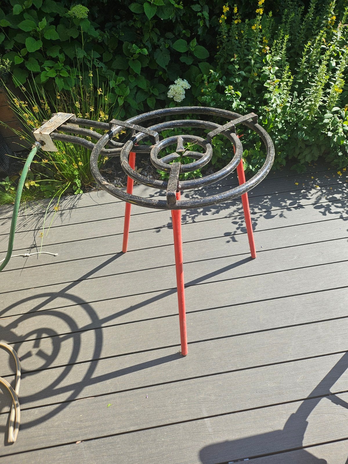 Poêle à paella 83 cm avec pieds et couvercle, Enlèvement