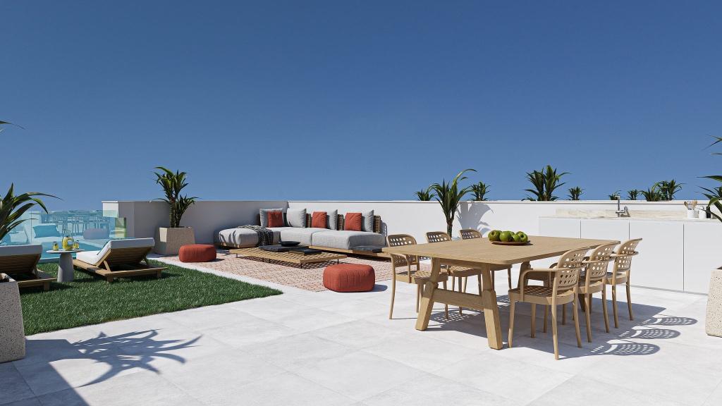 Villa 3ch piscine privée a vendre en espagne, Maison d'habitation, Campagne, 88 m², Costa Calida