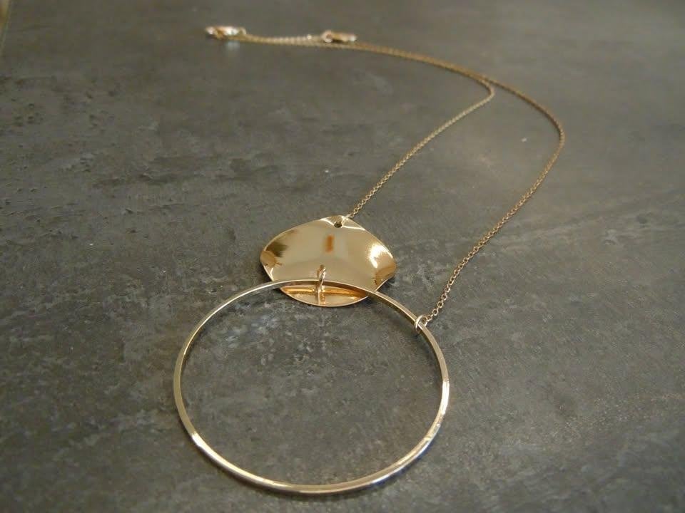 Halsketting, Bijoux, Sacs & Beauté, Colliers, Enlèvement, Comme neuf, Autres couleurs, Autres matériaux