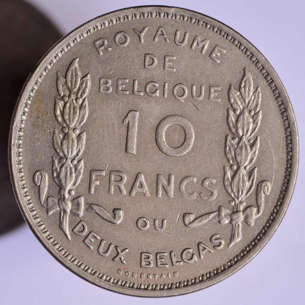 10 francs , 2 belgas 1930 FR pos.B, Postzegels en Munten, Munten | België, Verzenden, Overig, Losse munt