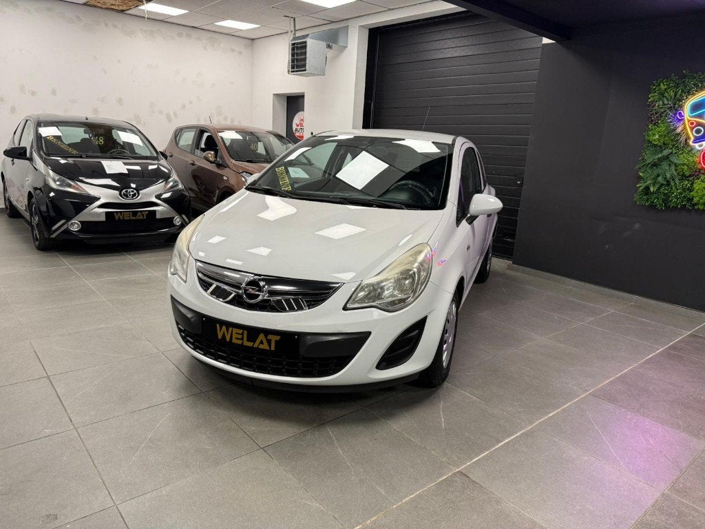 OPEL CORSA 2011 1.2 BENZINE 130.000KM, Auto's, Euro 5, Zwart, Wit, Bedrijf