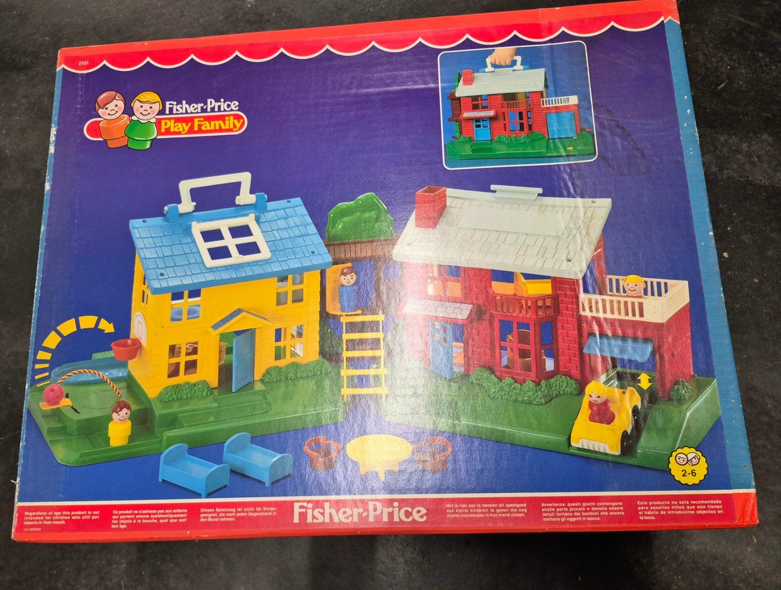Fisher-Price Play Family Deluxe Neighborhood (setnummer 2551, Verzamelen, Ophalen of Verzenden