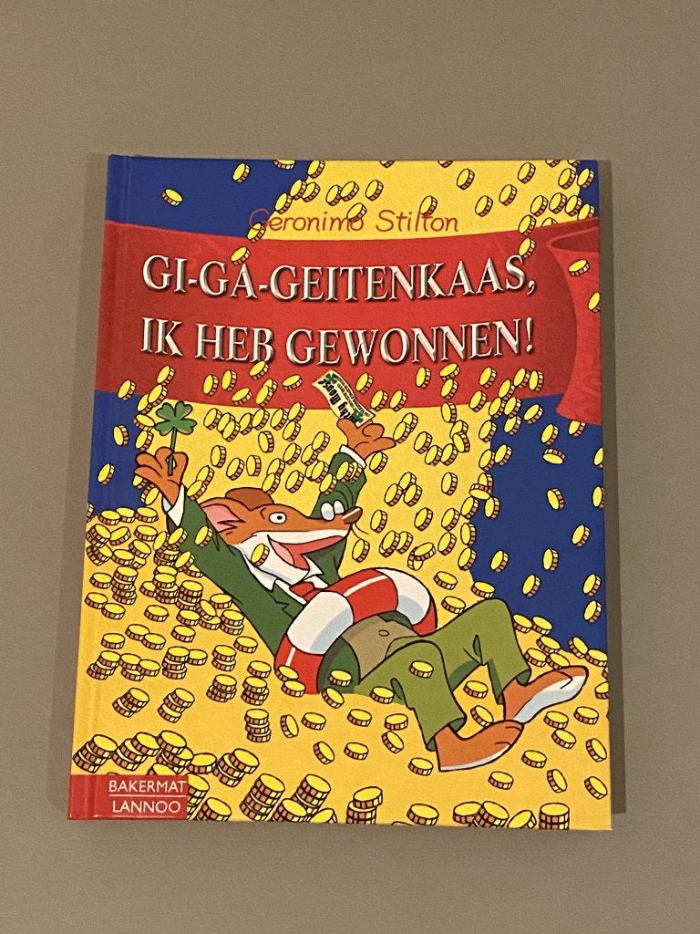 Geronimo Stilton - Gi-ga-geitenkaas, ik heb gewonnen!, Boeken, Kinderboeken | Jeugd | onder 10 jaar, Fictie algemeen, Geronimo Stilton