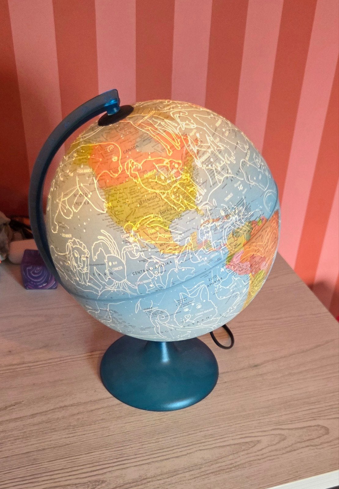 Wereldbol, Ophalen