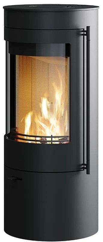 Lotus poêle à bois type Orbis 1 avec verre Robax NightFlame, Enlèvement ou Envoi, Comme neuf, Poêle