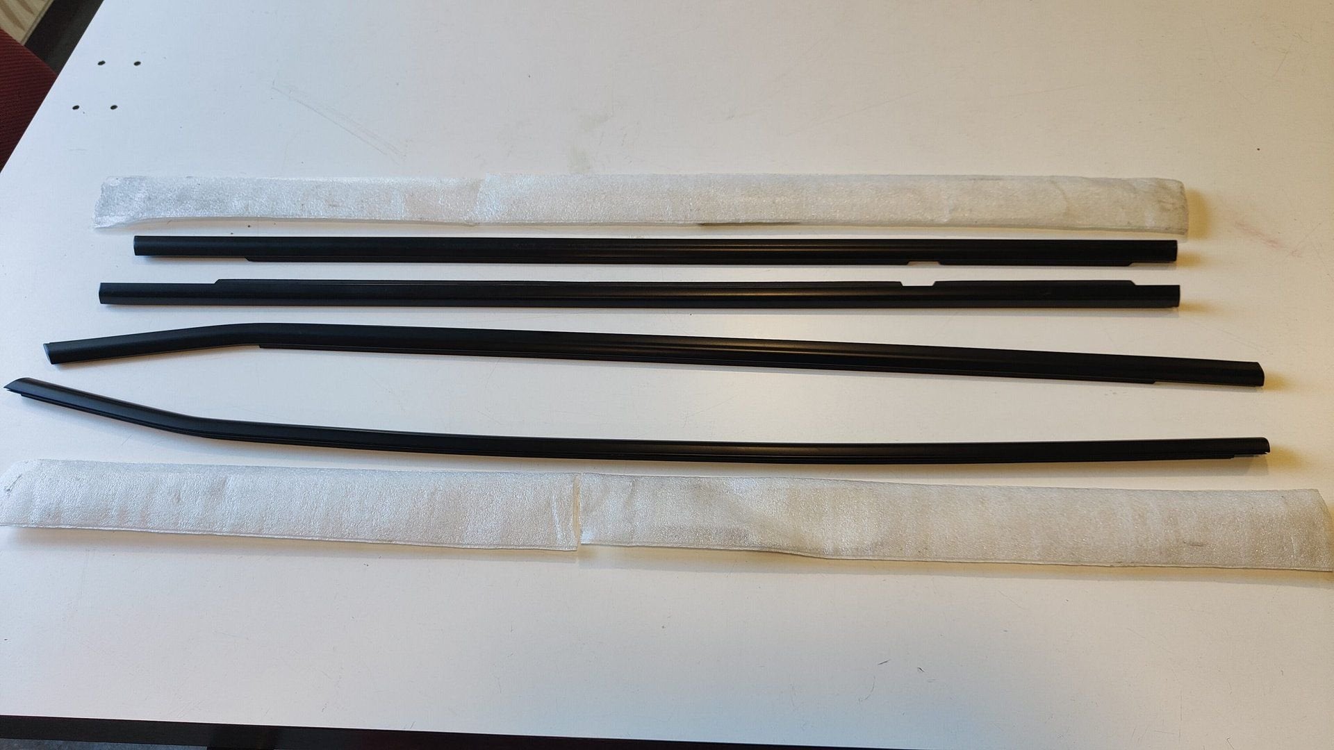 Set zwarte deur raamlijsten buitenzijde BMW X6 serie E71, Ophalen, Gebruikt, -, -