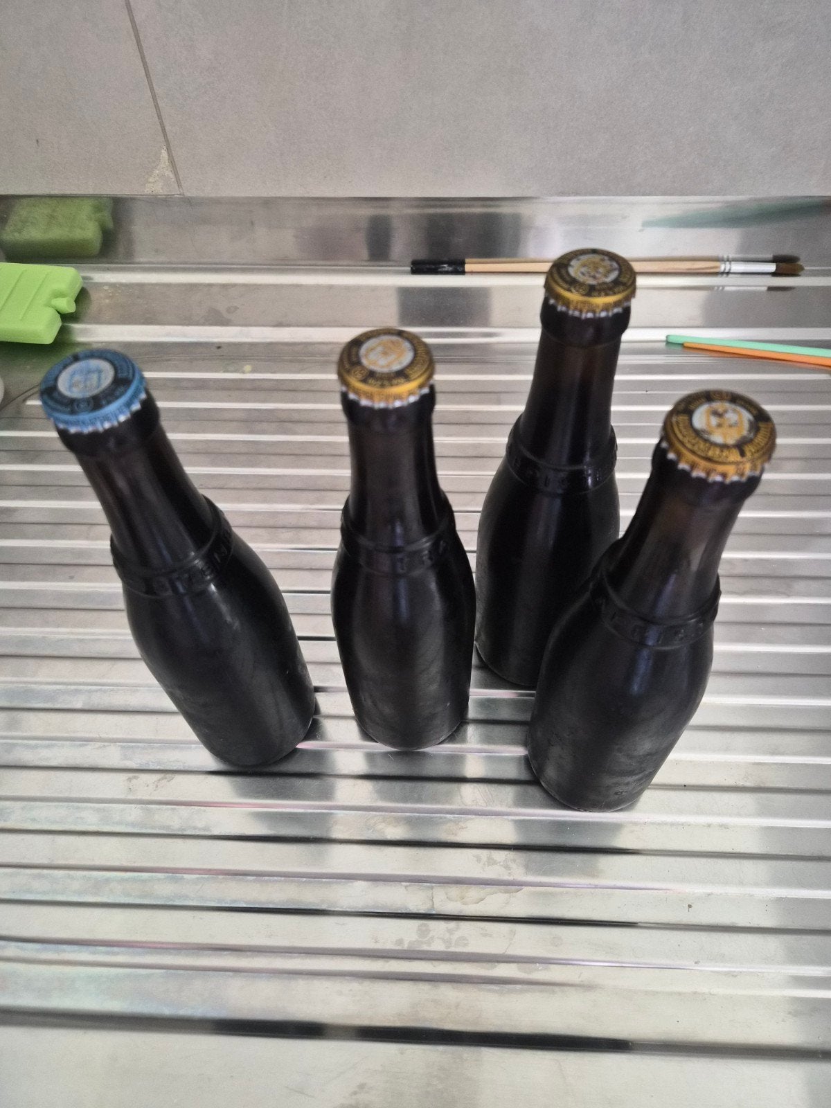 3x westvleteren 12 + 1x westvleteren 8 🍻🍻, Collections, Marques de bière, Enlèvement, Comme neuf, Bouteille(s), Autres marques