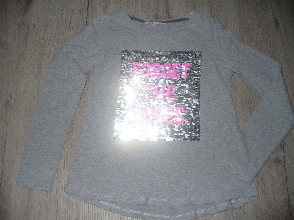 Longsleeve H&M maat 134-140, Kinderen en Baby's, Kinderkleding | Maat 134, Ophalen of Verzenden, H&M, Meisje, Shirt of Longsleeve