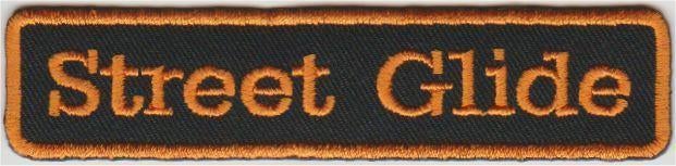 Harley Davidson Street Glide stoffen opstrijk patch embleem, Verzenden, Nieuw