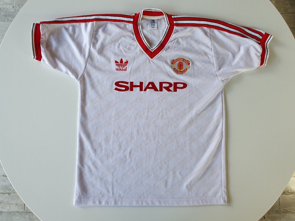 Reproductie voetbalshirt Manchester United (L), Verzamelen, Sportartikelen en Voetbal, Ophalen of Verzenden, Gebruikt, Shirt