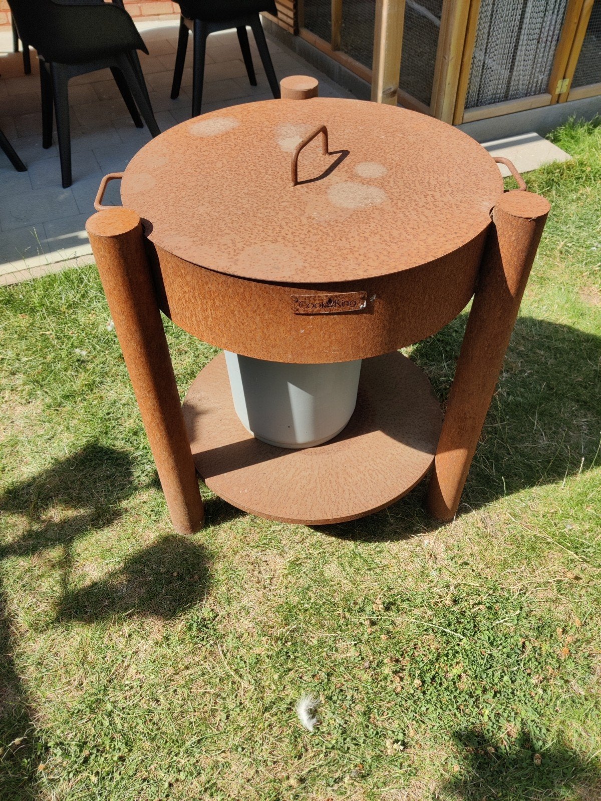 Vuurschaal Cook king Montana, Tuin en Terras, Tuinhaarden, Ophalen, Zo goed als nieuw