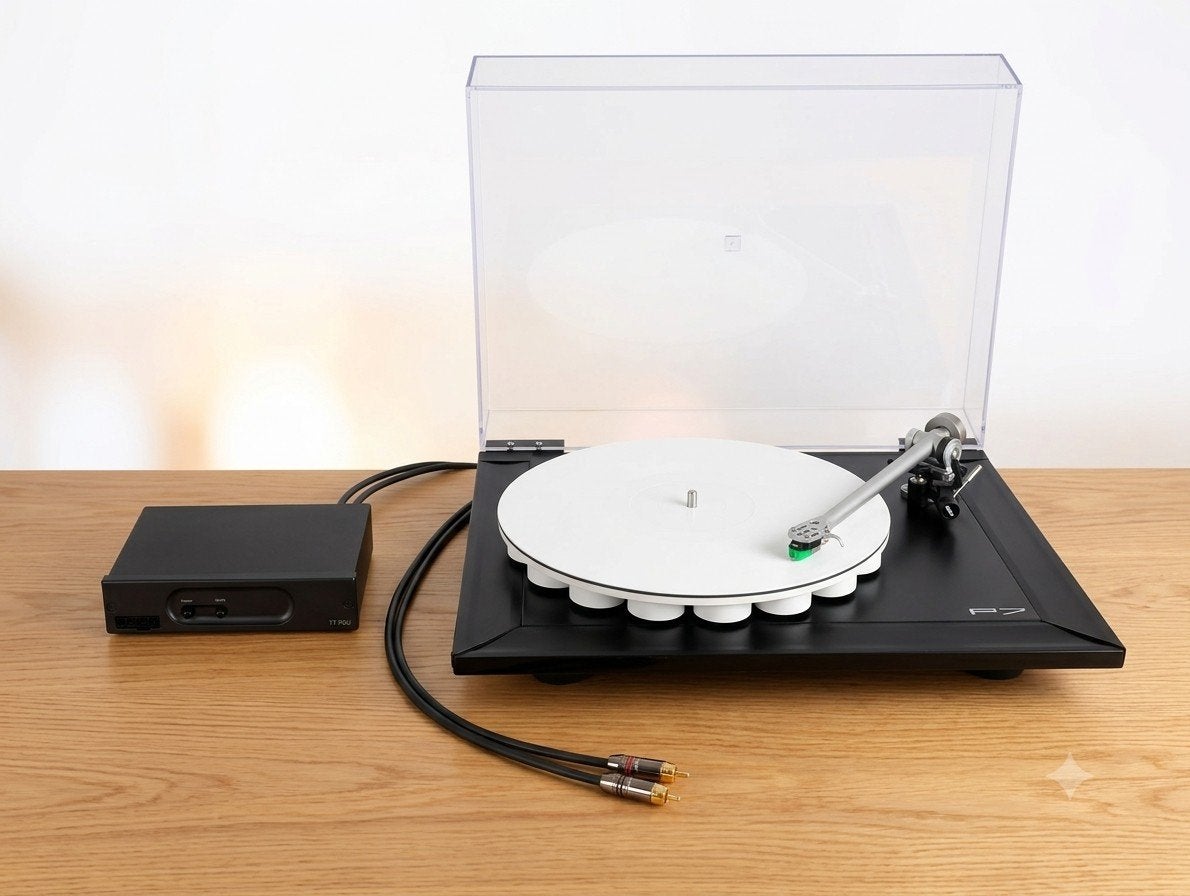 Rega P7 - rb700 + alim tt psu - audiophile, Enlèvement, Comme neuf, Tourne-disque, Autres marques