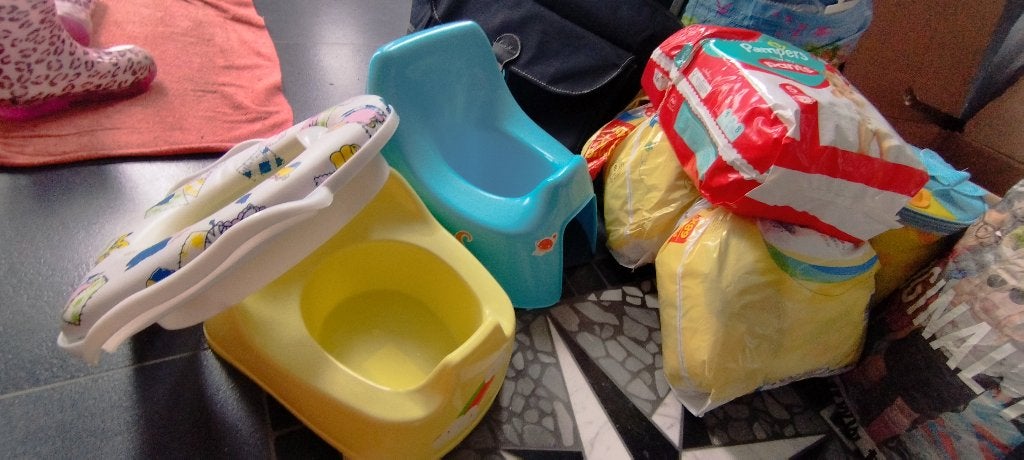 Lot propreté petit pot, Enlèvement, Utilisé
