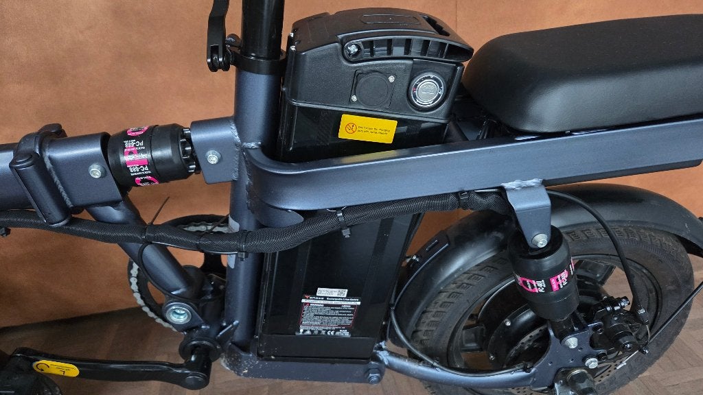 Vélo électrique pliable, Moins de 47 cm, Enlèvement, Comme neuf, Moins de 30 km par batterie