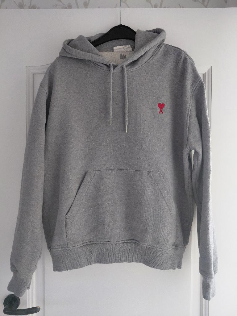 Grijze hoodie AMI maat L, Gris, Enlèvement ou Envoi, Ami, Taille 52/54 (L)