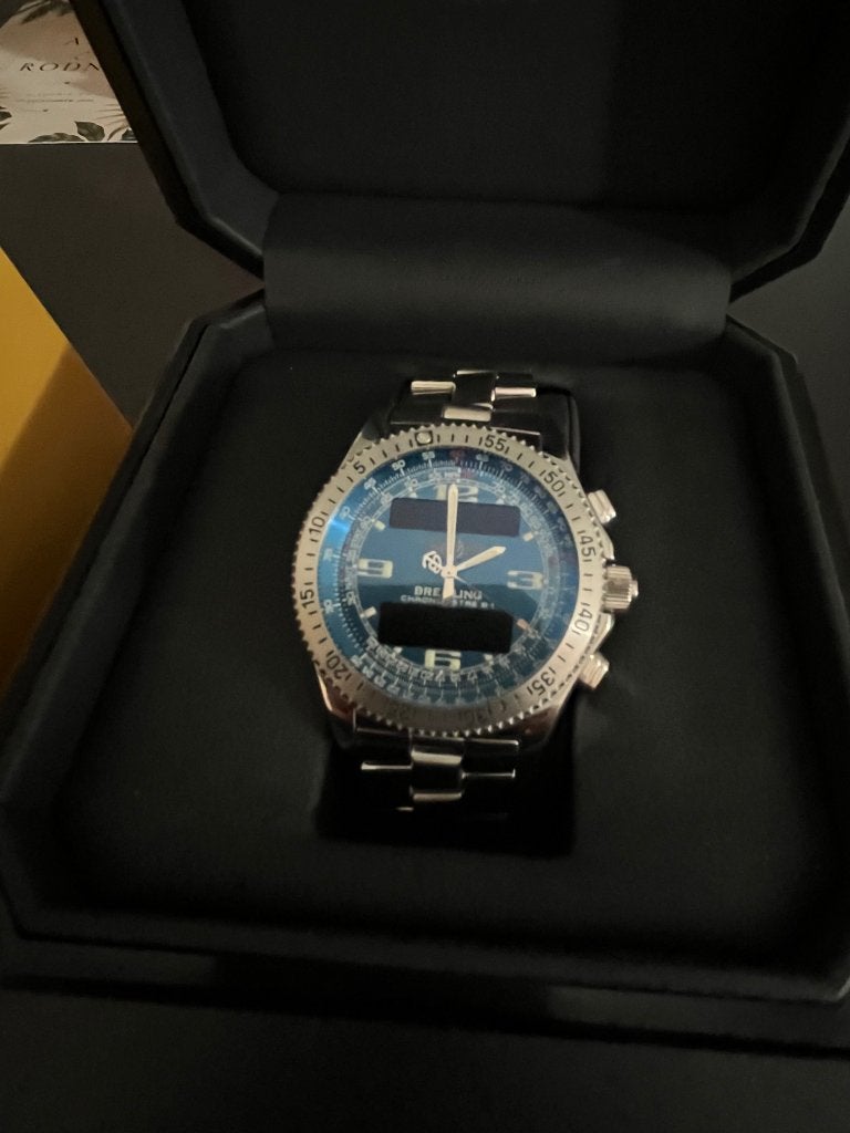 Breitling B1 horloge, Handtassen en Accessoires, Horloges | Heren, Ophalen, Staal, Staal, Breitling