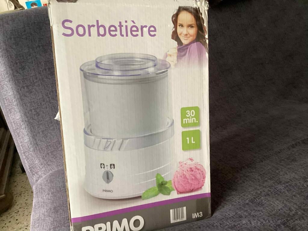 Sorbetière, Electroménager, Machines à glace, Enlèvement, Neuf