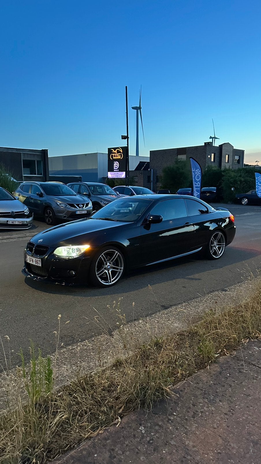 BMW 330D E93 LCI M-Pakket Cabrio M Sport Edition, Auto's, Automaat, Euro 5, Achterwielaandrijving, Zwart