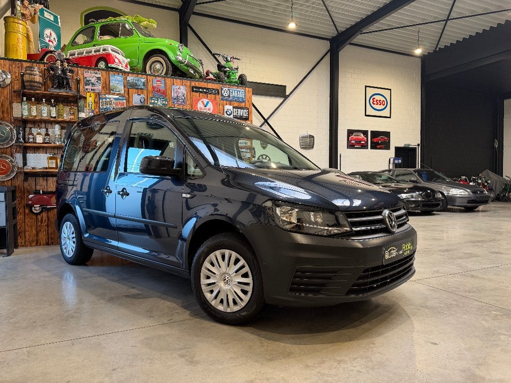 VOLKSWAGEN CADDY 1.2 BENZINE - 95.000 KM - GARANTIE -, Voorwielaandrijving, Euro 6, Blauw, 62 kW