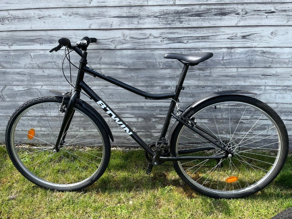 herenfiets B-twin, Fietsen en Brommers, Ophalen, Zo goed als nieuw, Overige merken
