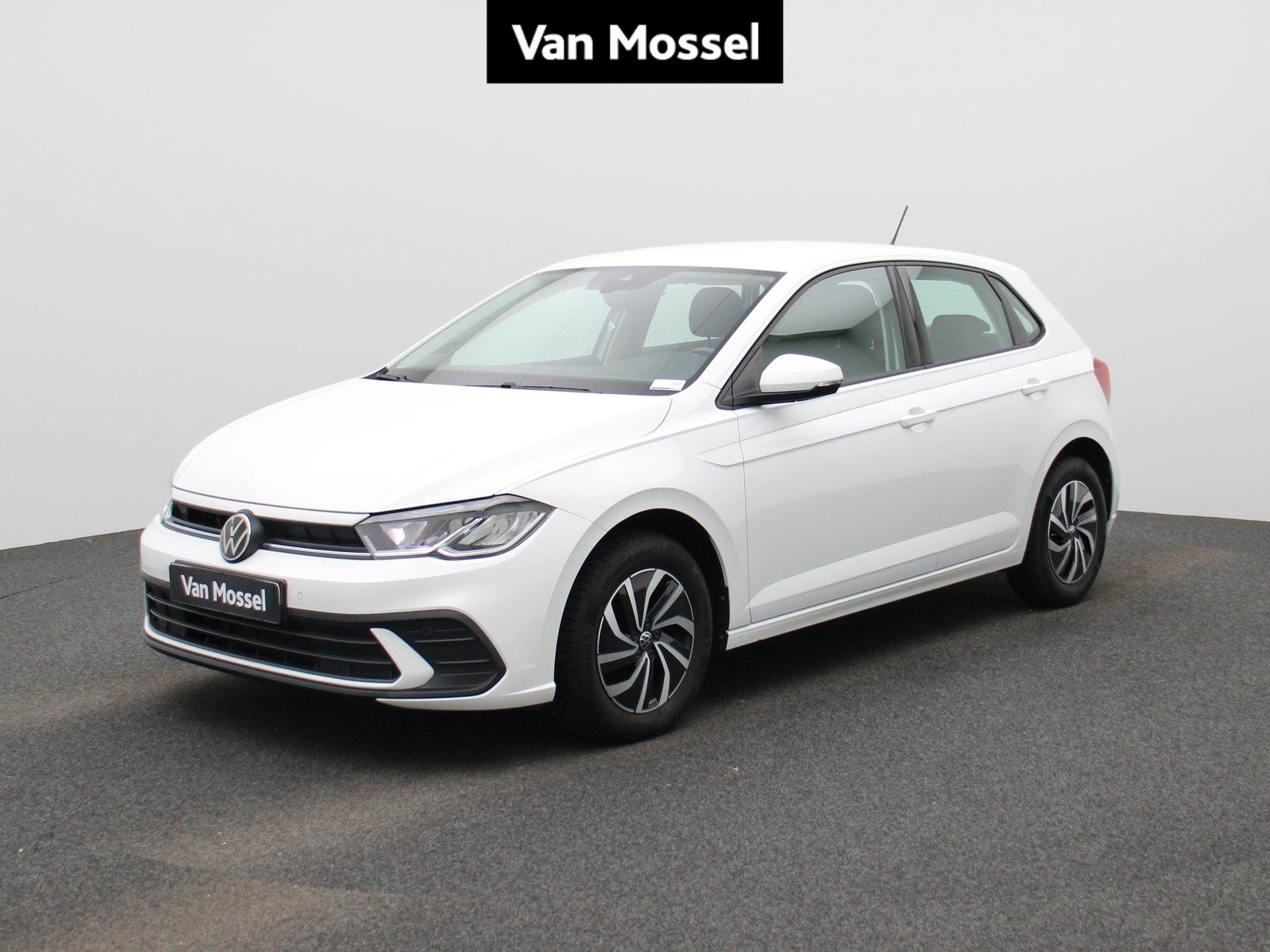 Volkswagen Polo 1.0 TSI Life DSG | Camera | PDC V+A | Carpla, Lane Keeping Assist, Stof, 95 pk, Wit