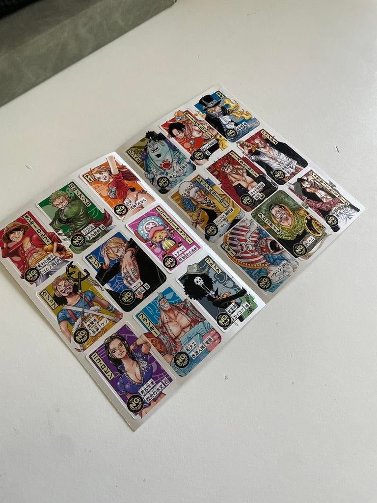 Image Wanted One Piece Mini Cards - One Piece TCG, Ophalen of Verzenden, Zo goed als nieuw, Boek of Catalogus, Foil