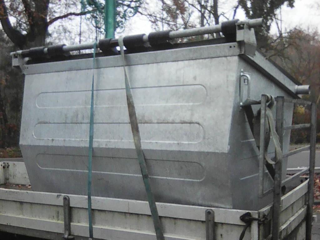 gegalvaniseerde rolcontainer, Doe-het-zelf en Bouw, Ophalen