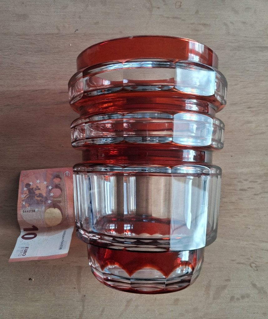 Art deco val saint lambert vaas, Antiek en Kunst, Antiek | Glaswerk en Kristal, Ophalen