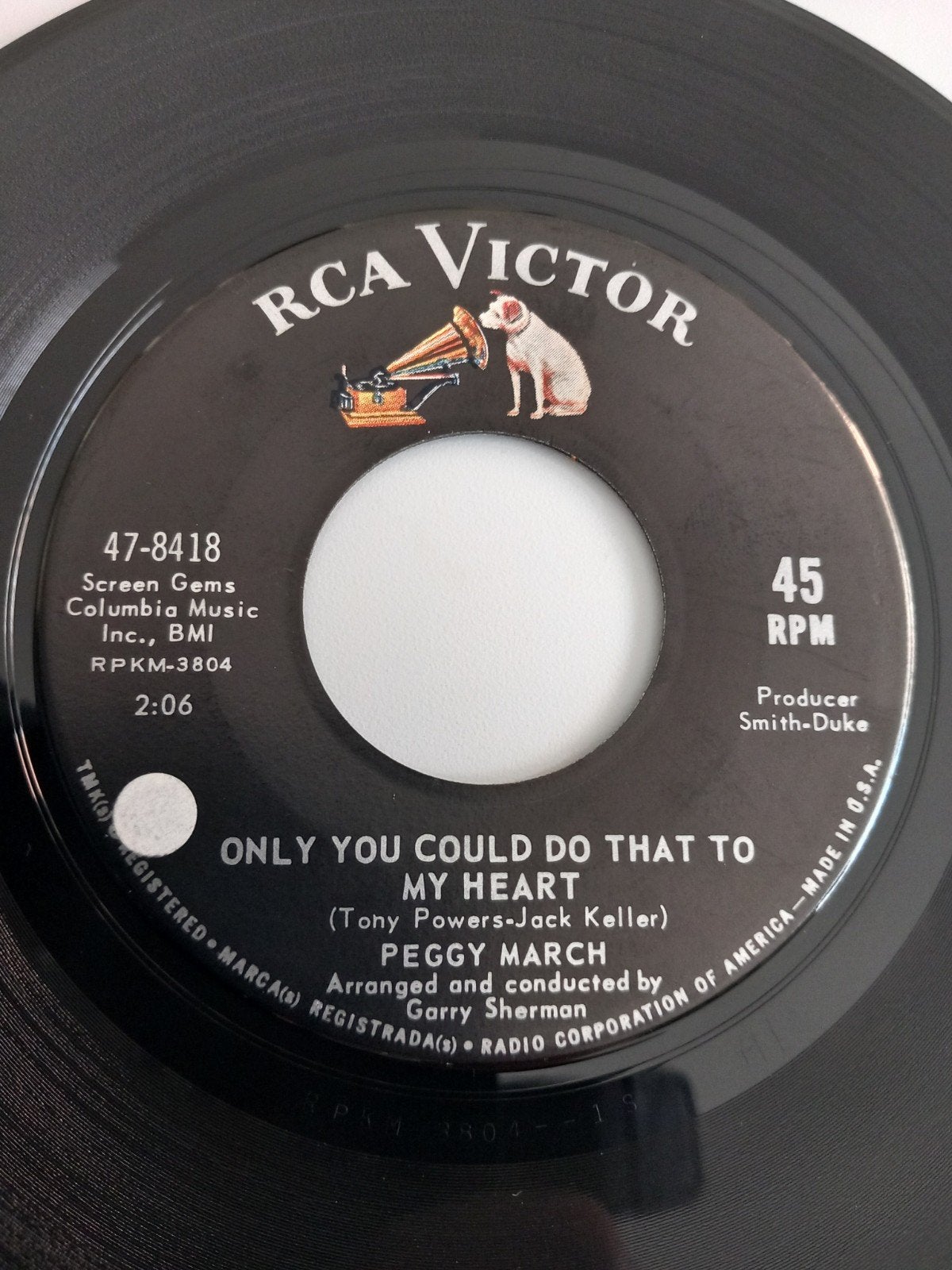 PEGGY MARCH. ONLY YOU COULD DO THAT TO MY HEART. USA 45T, Ophalen of Verzenden