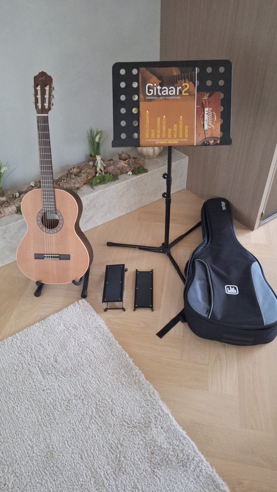 Almansa s-401 op klassieke gitaar 3/4, Ophalen