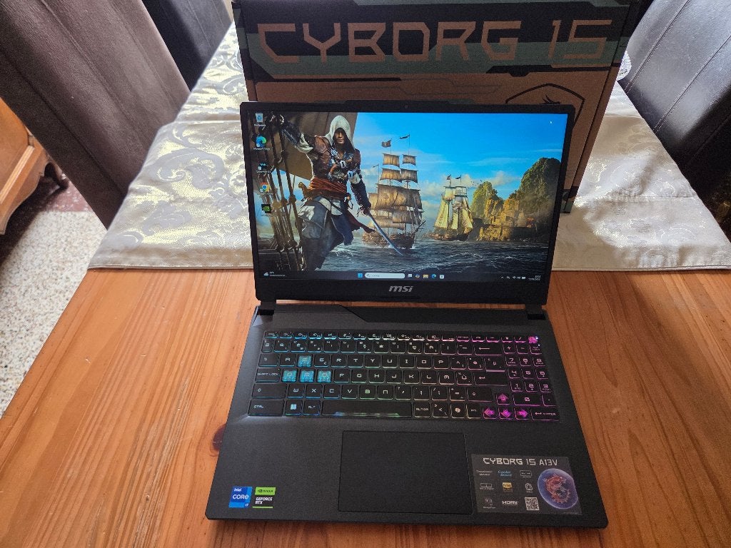 MSI CYBORG 15 A13VFK | RTX 4060 8GB | i7-13620H | 144Hz, Computers en Software, Windows Laptops, Ophalen, Msi, Met videokaart