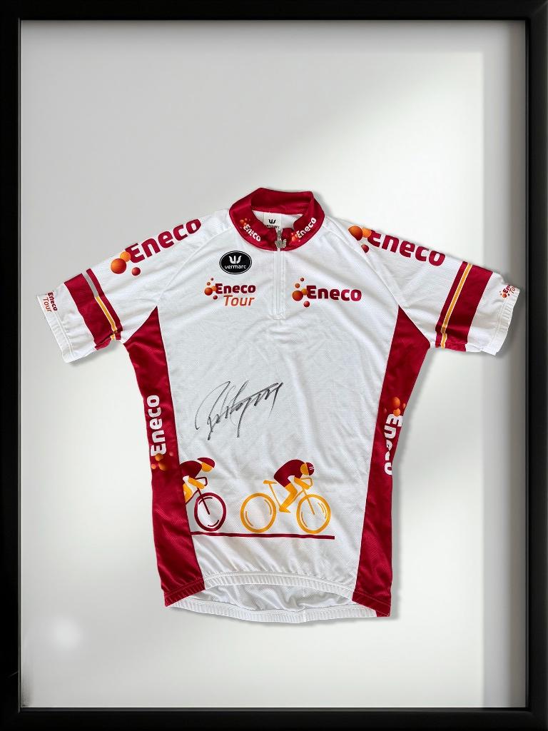 Gedragen leiderstrui Eneco Tour Peter Sagan, Verzamelen, Sportartikelen en Voetbal, Gebruikt, Shirt, Ophalen