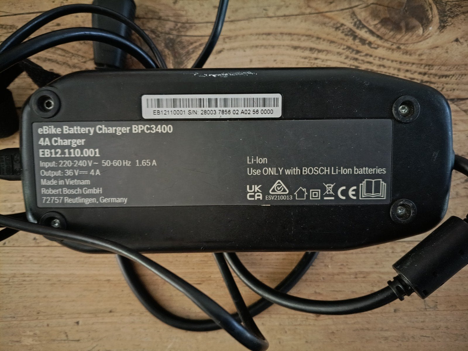 Bosch PowerTube 750 Wh BBP3771 + originele Bosch BPC3400 lad, Enlèvement