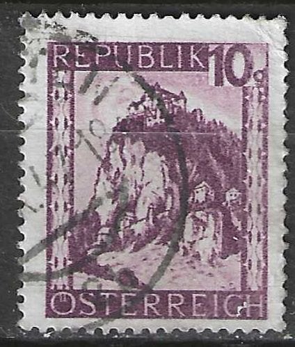 Oostenrijk 1945/1947 - Yvert 608 - Hochosterwitz  (ST), Verzenden, Gestempeld