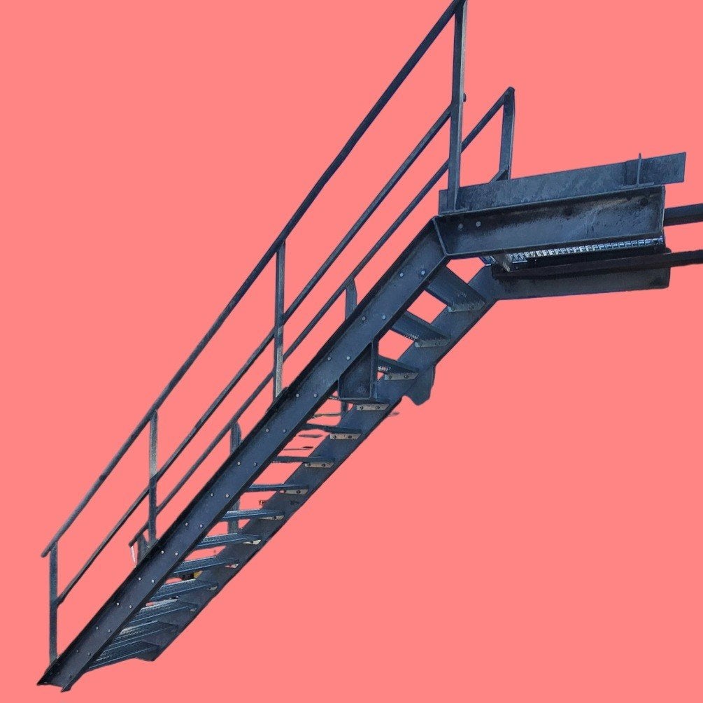Bordestrap ca 305cm antislip traptreden verzinkt stalen trap, Bricolage & Construction, Échelles & Escaliers, Enlèvement, Utilisé