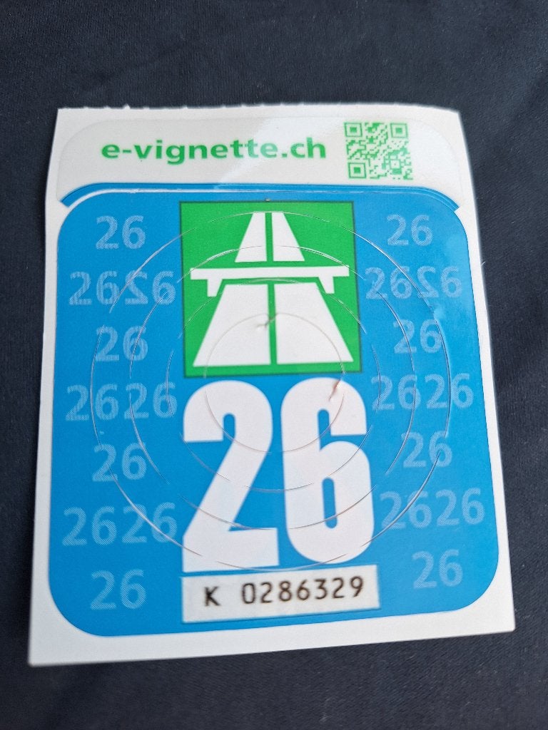 Autovignette Suisse, Tickets & Billets, Vignettes automobiles