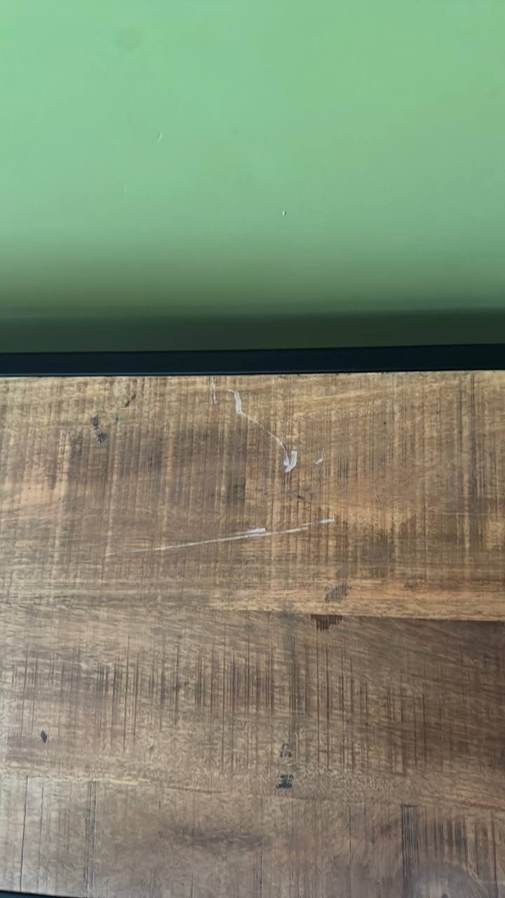 meuble tv en bois de manguier et fer forgé, Enlèvement