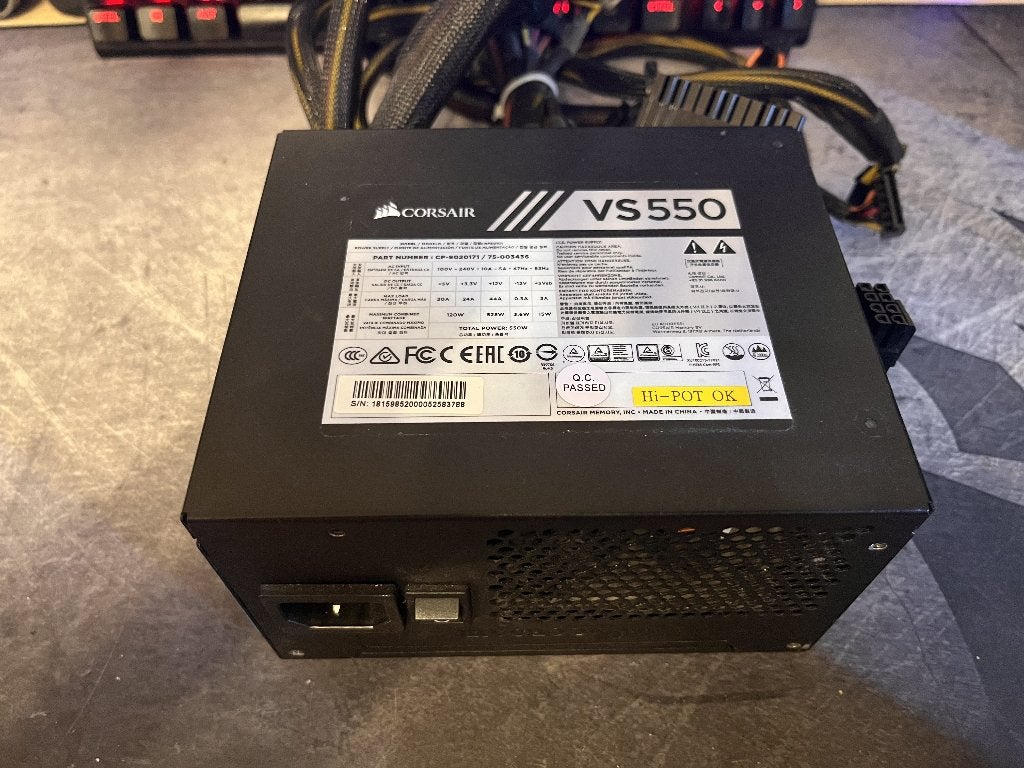 Alimentation PC, Enlèvement, Utilisé, Corsair
