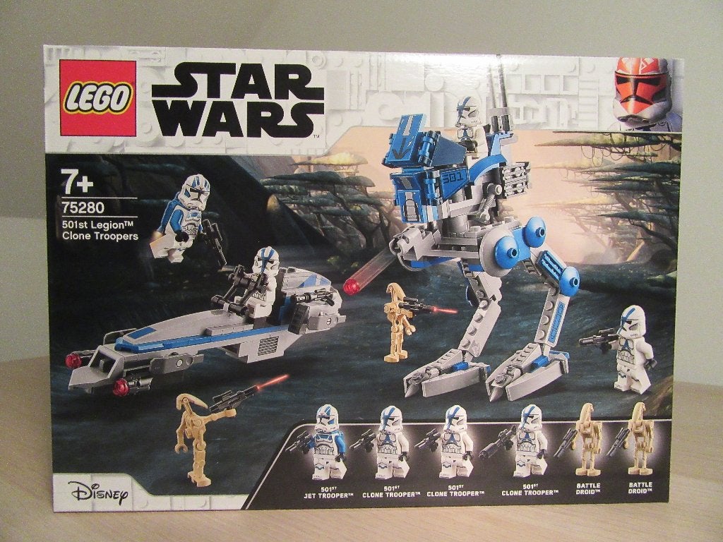 Lego Star Wars 75280 - 501st Legion Clone Troopers, Neuf, Pièces supplémentaires incluses, Lego, Ensemble complet