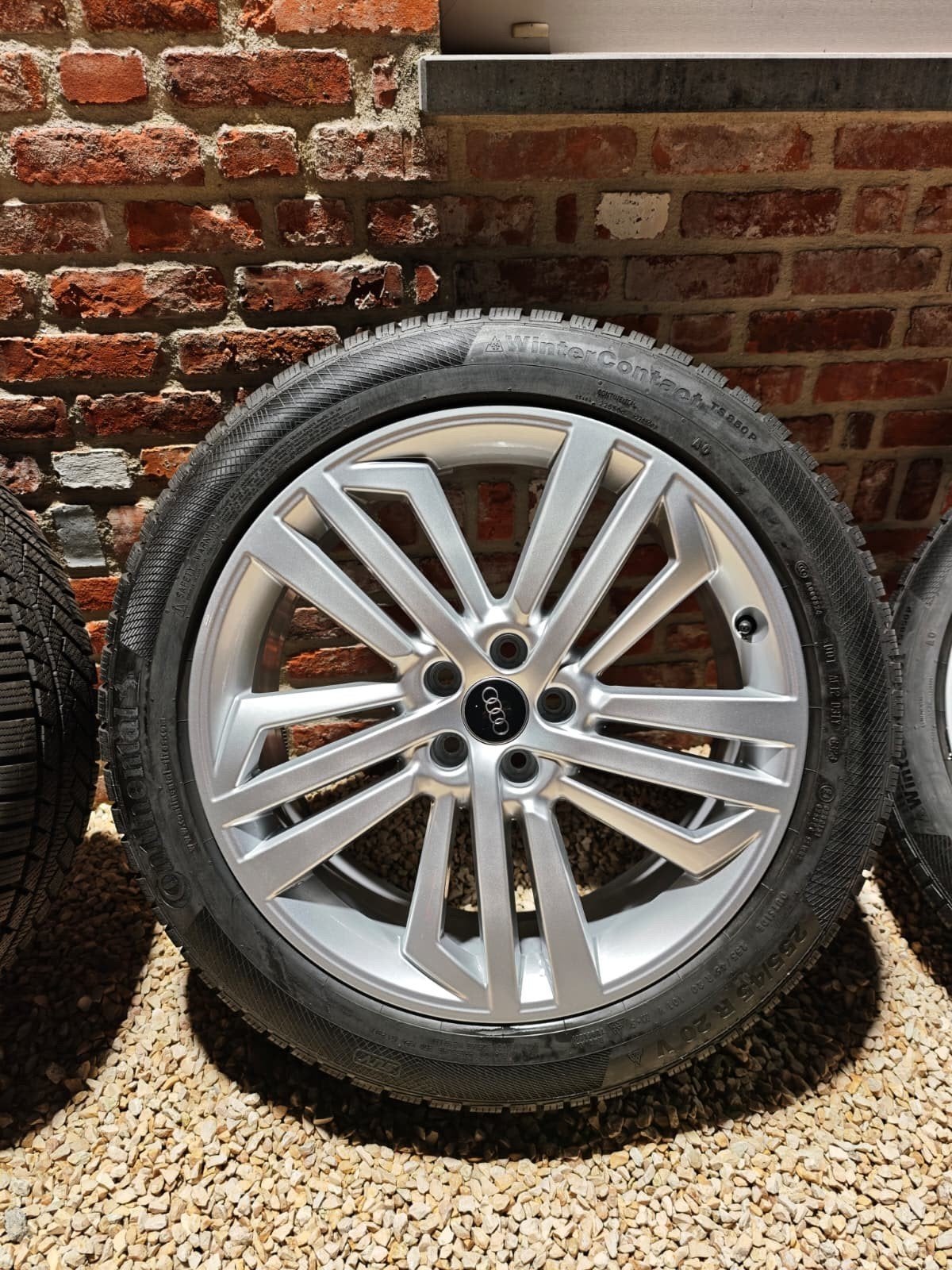 Jantes Audi d'origine de 20 pouces avec pneus d'hiver neufs, Pneus hiver, Enlèvement, 20 pouces, Jante(s)