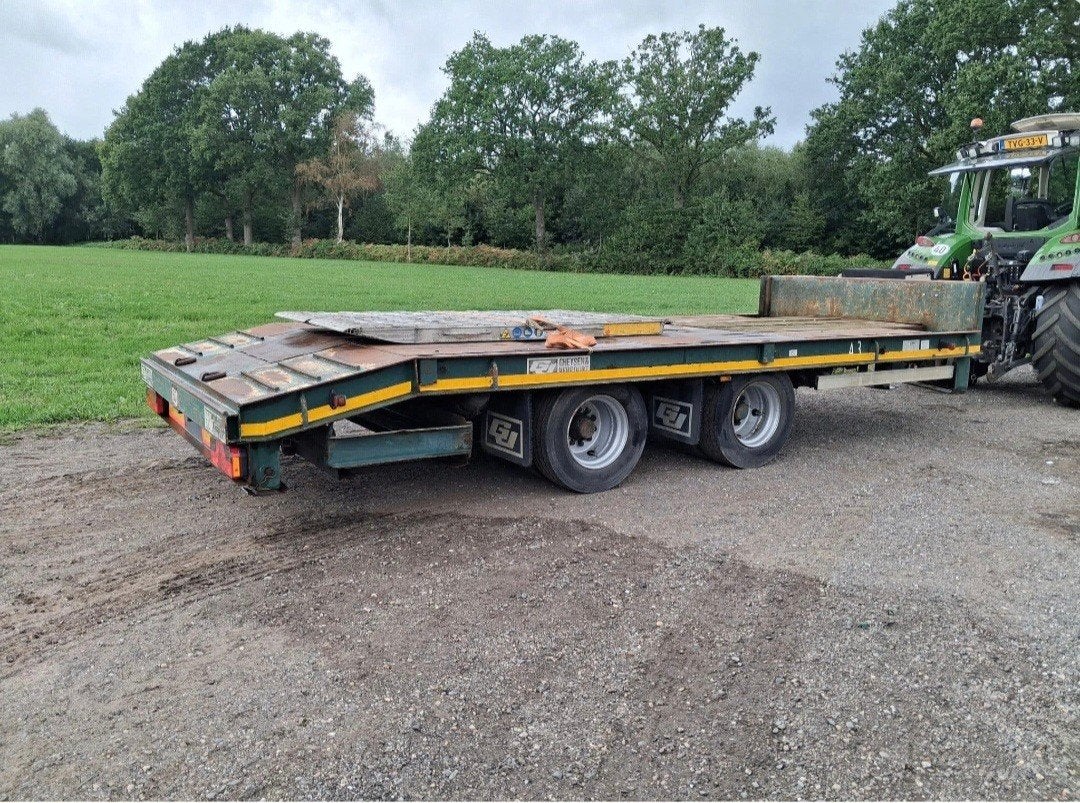 Gheysen verpoort middenas dieplader snelverkeer container, Enlèvement