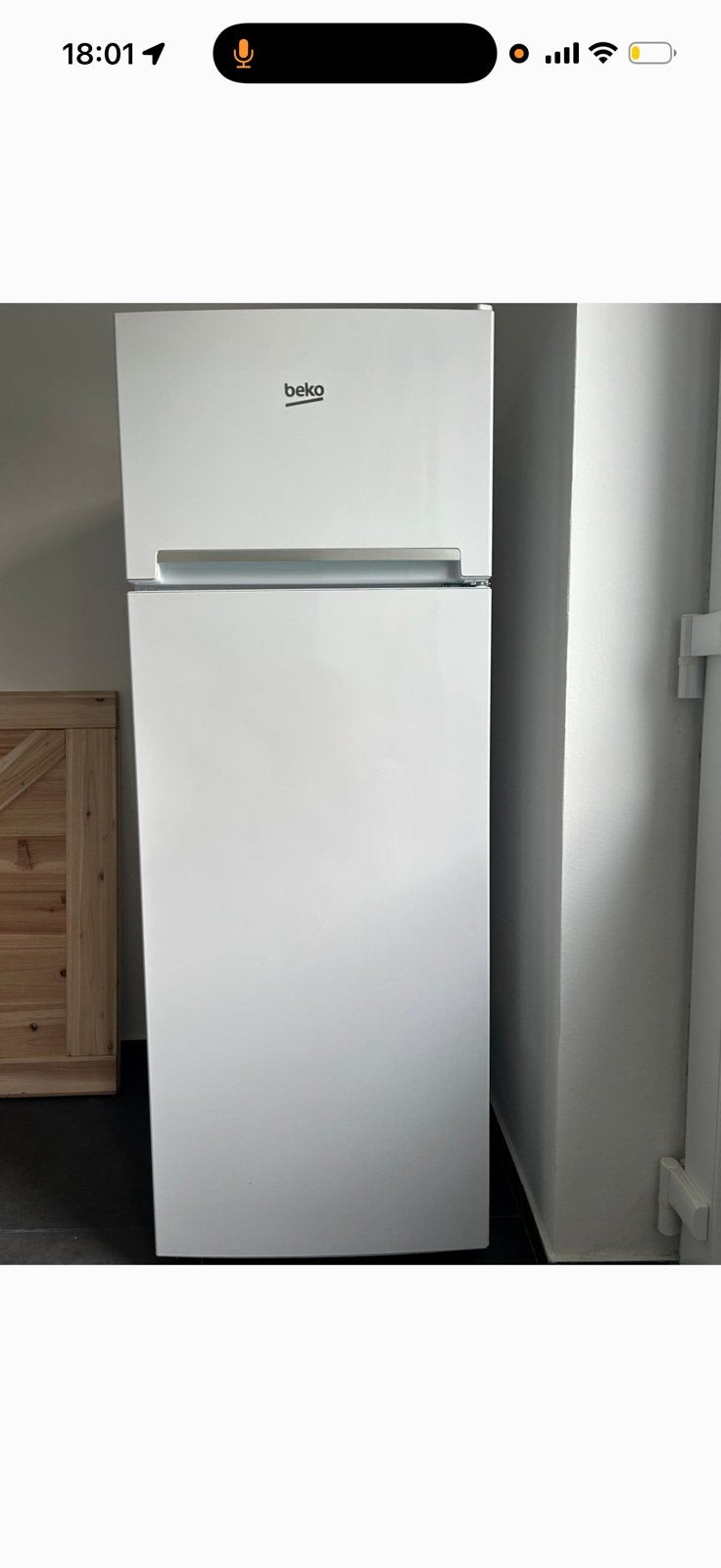 Frigo congélateur BEKO H148cm L53cm, Electroménager, Enlèvement, Comme neuf