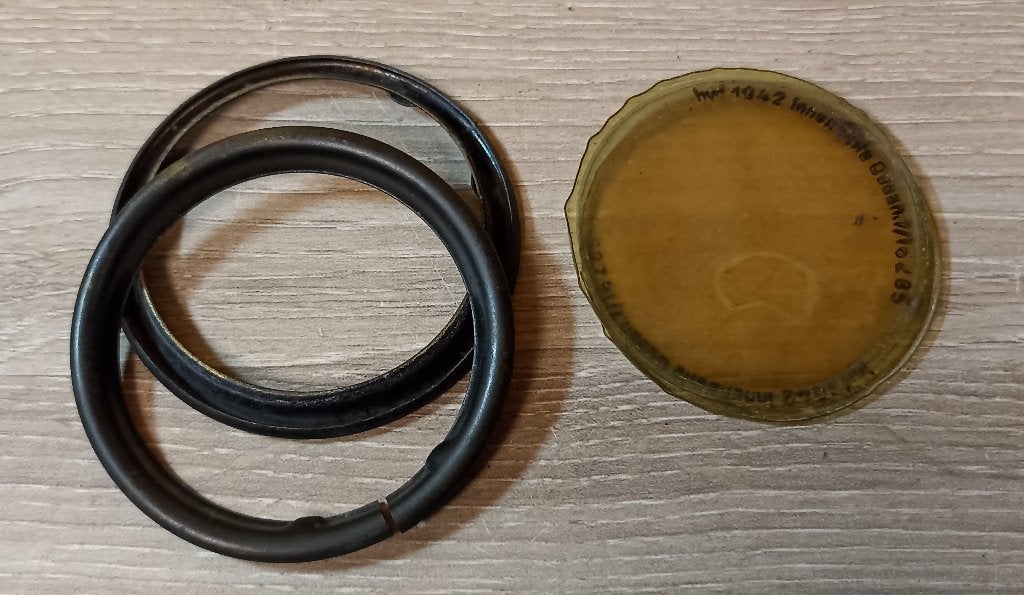 Bagues internes masque anti gaz Allemand GM30 / GM38 ww2, Ophalen of Verzenden, Landmacht, Overige typen