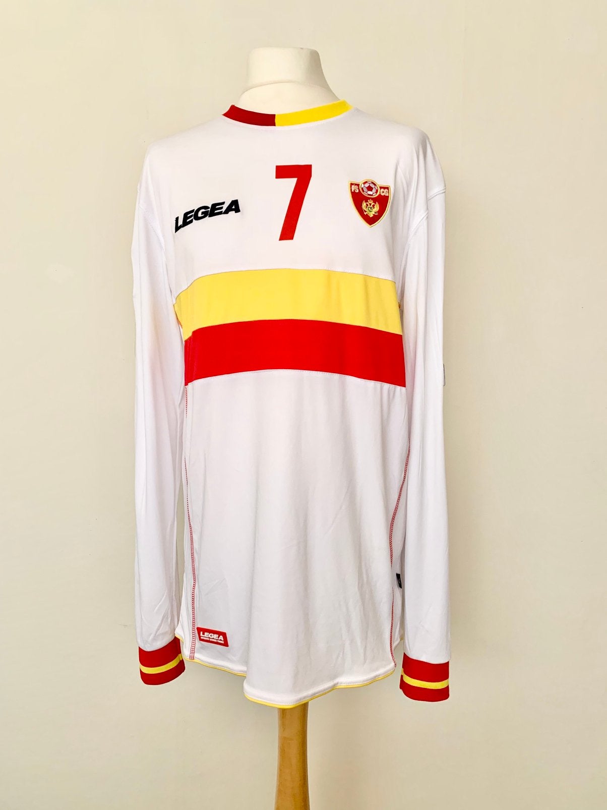 Montenegro 2014-2015 Away Euro 2016 Qualifiers #7 match worn, Taille XL, Enlèvement ou Envoi, Utilisé, Maillot