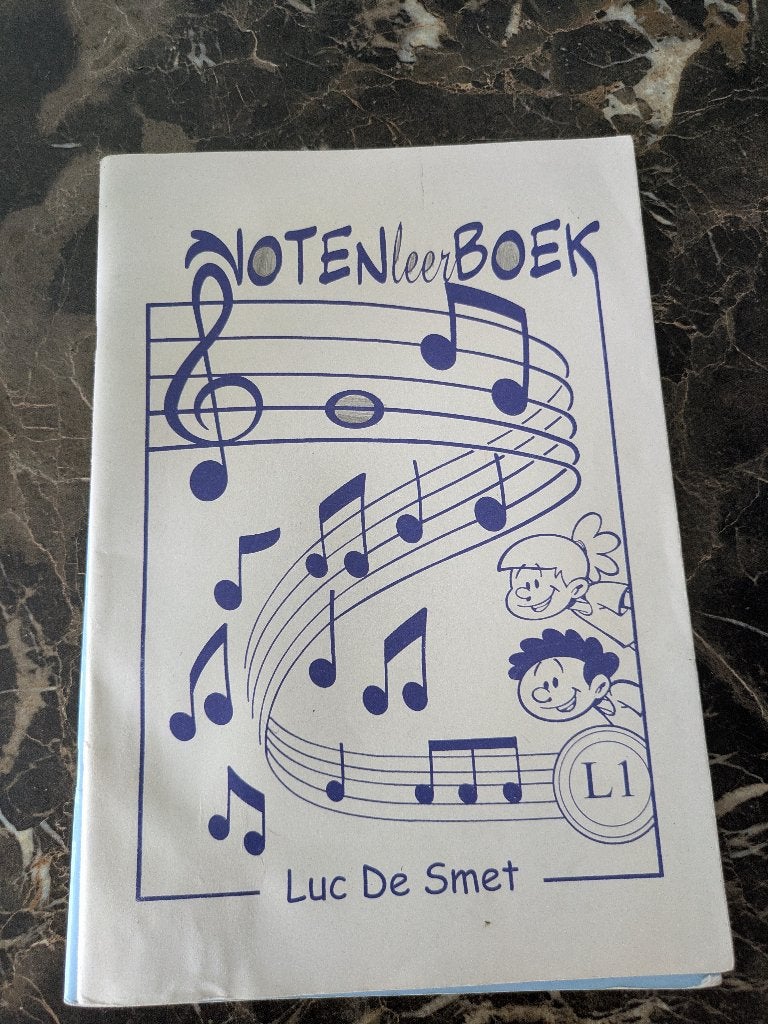 Notenleerboek Luc de Smet L1, Boeken, Ophalen, Gelezen, Overige onderwerpen, Luc De Smet