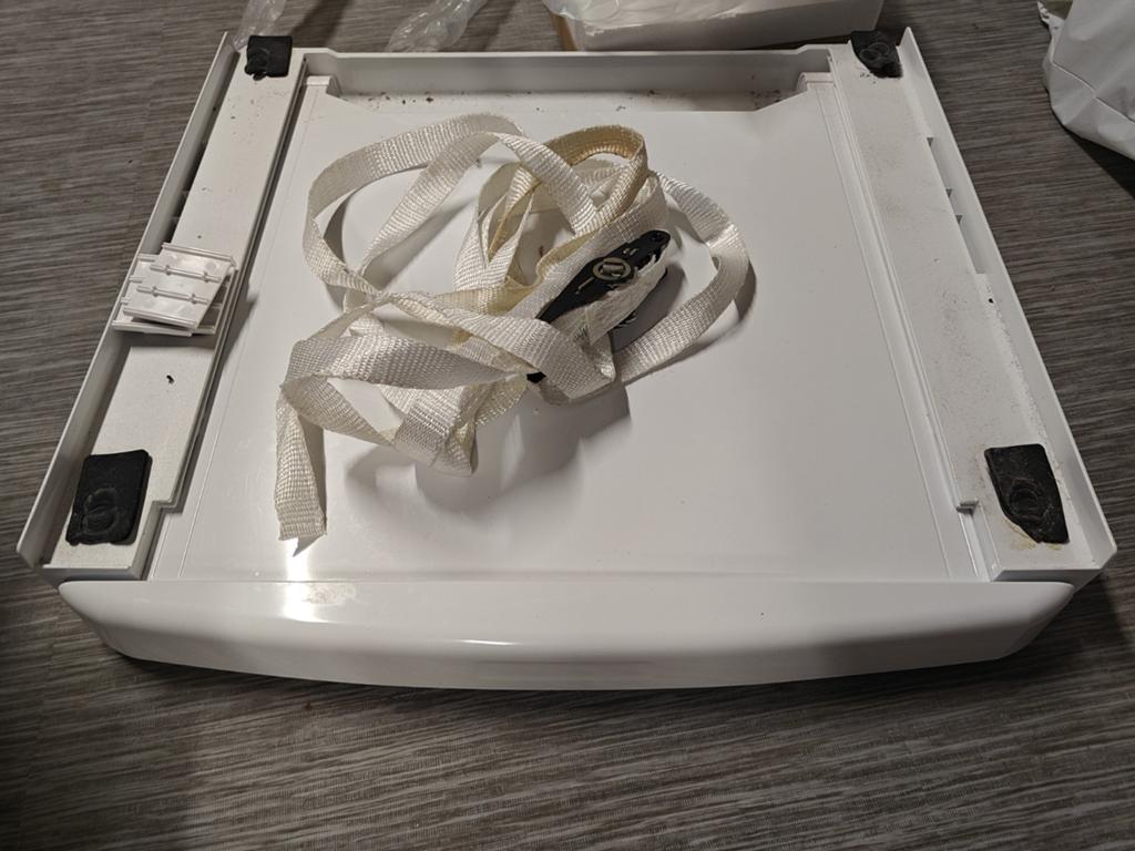 Stapelkit wasmachine/droogkast met uitschuifbare plank, Elektronische apparatuur, Ophalen