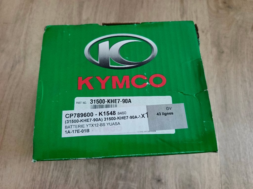 Batterie Kymco YTX12-BS 12 V 10,5 Ah – 180 A –neuf, Autos : Pièces & Accessoires, Enlèvement, Neuf