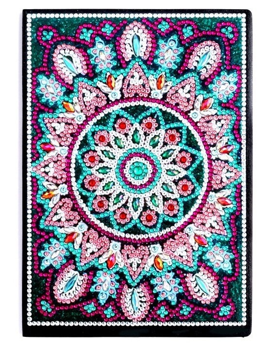 A5 Diamond Painting mandala notitieboek, Overige thema's, Diamond painting, Nieuw, Meerkleurig