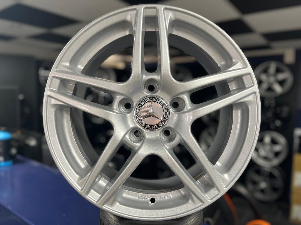 NIEUWE 16 inch 5x112 aluminium sportvelgenset voor Mercedes, Velg(en), 16 inch, Nieuw, Ophalen of Verzenden