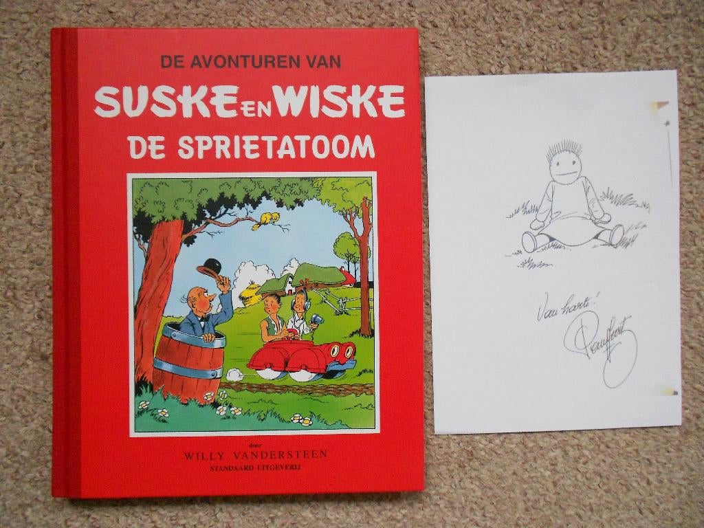 Suske en Wiske 3 Klassiek - De Sprietatoom + tek Paul Geerts, Neuf, Enlèvement ou Envoi, Willy Vandersteen, Une BD